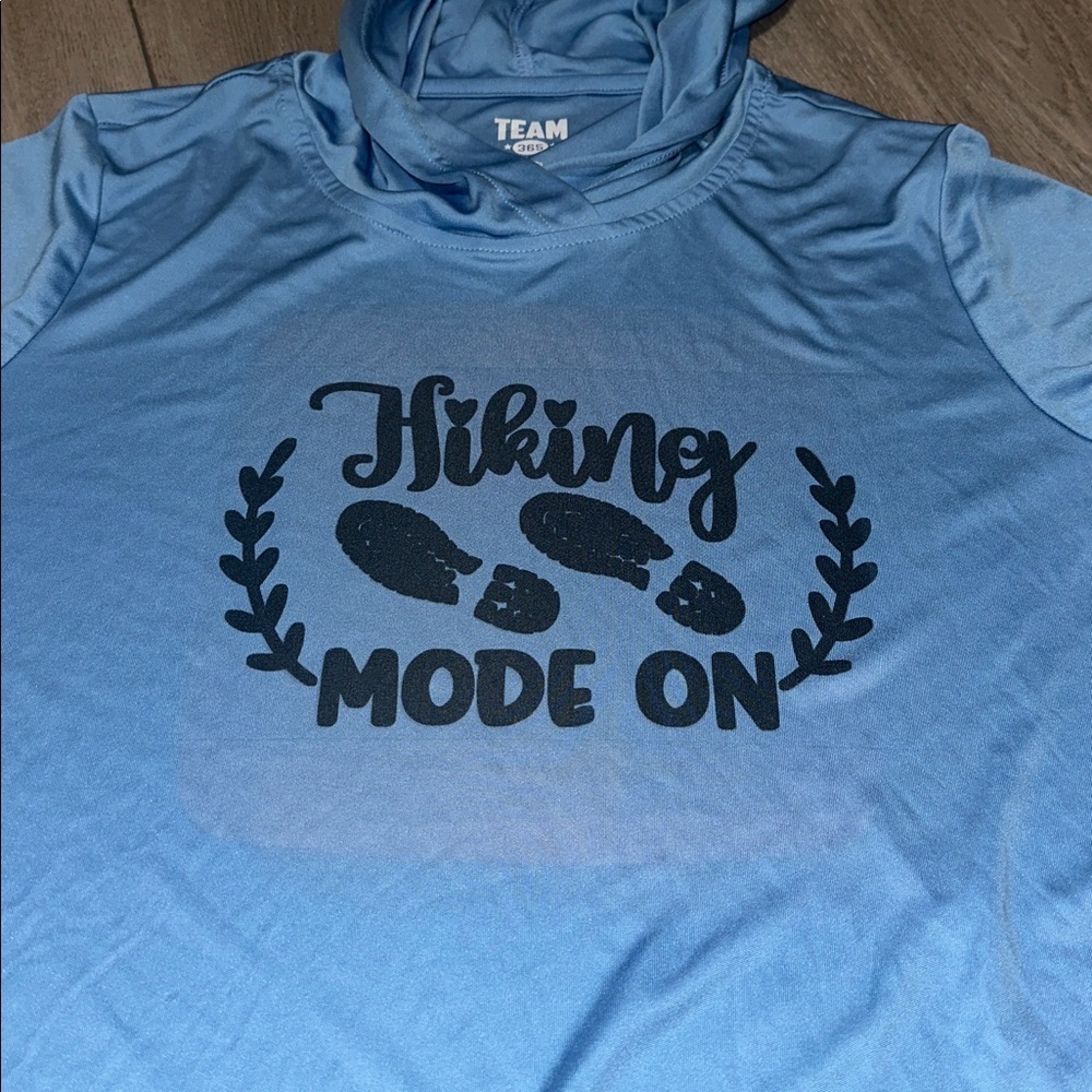Blue Hiking light weight Hoodie size large - Picture 7 of 7